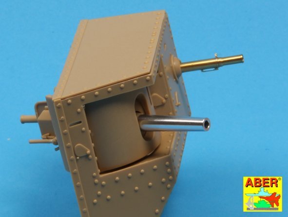 Aber 35L-155 Barrels for British WWI Tank Mark IV – Male 1/35 – image 5