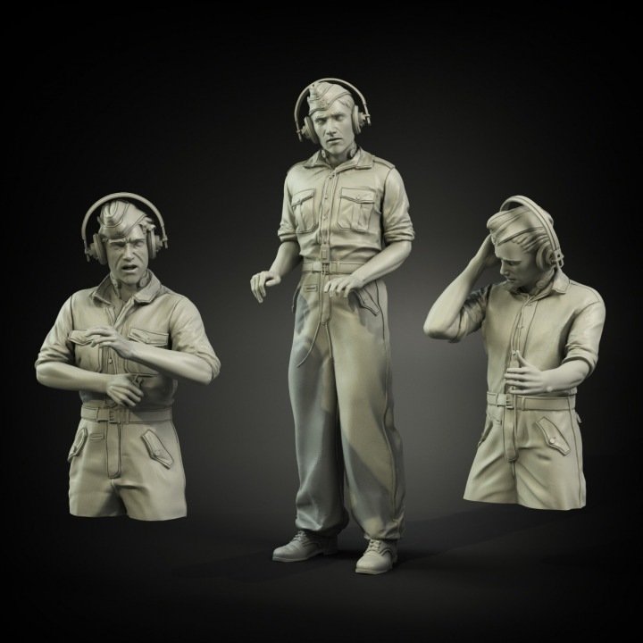 Panzer Art FI35-023 German tank crew summer shirts Set 1/35