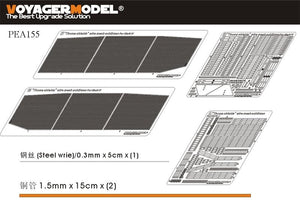 Voyager Model PEA155 WWII German StuG.IV &amp;quot;Thoma shields&amp;quot; wire mesh schürzen (For DRAGON Kit) 1/35 – immagine 3