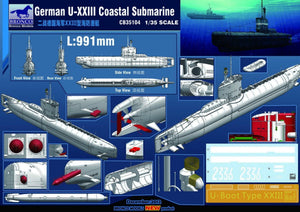 Bronco CB35104 German Type XXIII U-Boat Coastal Submarine 1/35 – Bild 2