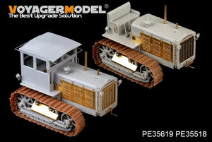 Tracteur soviétique ChTZ S-65 de la Seconde Guerre mondiale, modèle Voyager PE35619 avec cabine, pour TRUMPETER 05539, échelle 1/35 – image 9