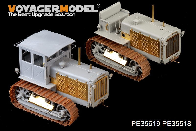 Tracteur soviétique ChTZ S-65 de la Seconde Guerre mondiale, modèle Voyager PE35619 avec cabine, pour TRUMPETER 05539, échelle 1/35 – image 9