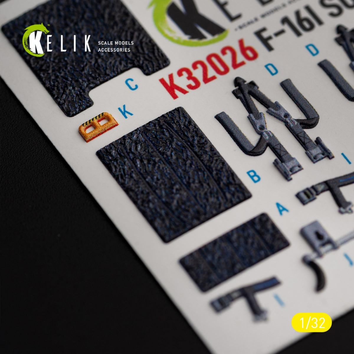 KELIK K32026 F-16I &amp;quot;Sufa&amp;quot; - interior 3D decals for Academy kit 1/32 – image 10