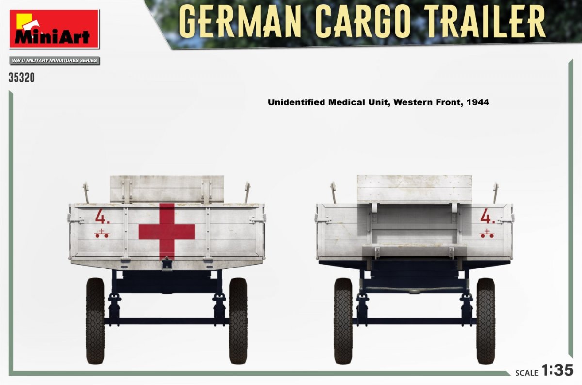 MiniArt 35320 GERMAN CARGO TRAILER 1/35 – zdjęcie 5