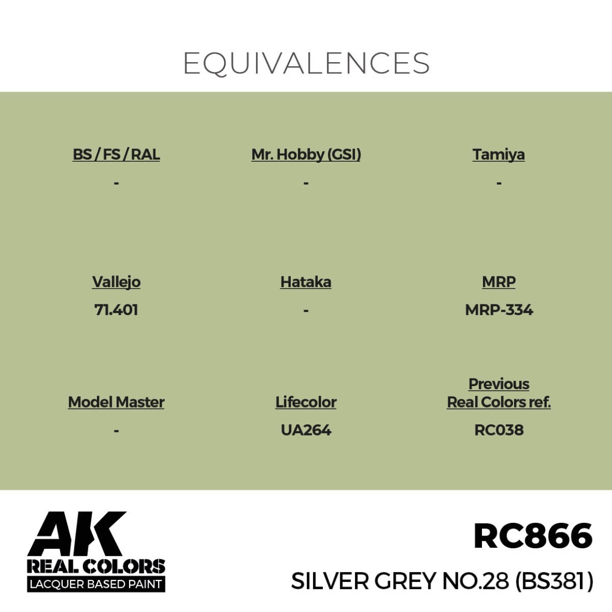 AK Interactive RC866 Silver Gray No.28 (BS381) 17 ml – image 3