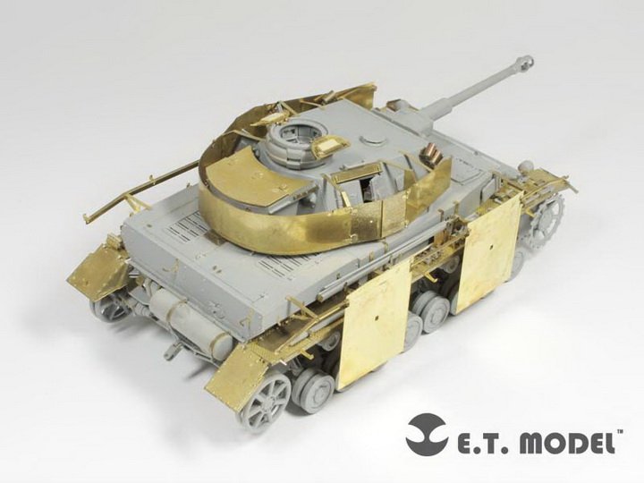 E.T. Model E35-086 WWII German Pz.Kpfw.IV Ausf.G Apr-May 1943 Production Schurzen (For DRAGON Smart Kit) 1/35 – zdjęcie 4