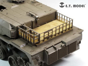 E.T. Model EA35-096 JGSDF TYPE 10 Tank Engine &amp;amp; Turret Rack Grills For TAMIYA 35329 1/35