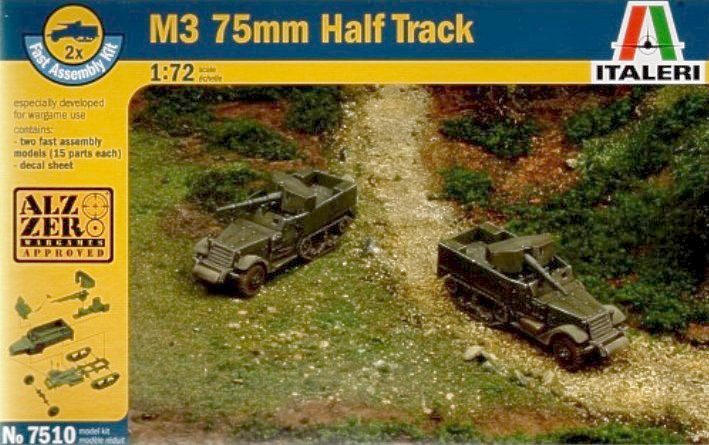 Italeri 7509 M 3A1 Demi-chenillé - 2 pièces
