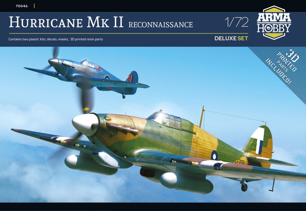 Arma Hobby 70046 Hurricane Mk II Reconnaissance Deluxe Set 1/72 – image 2
