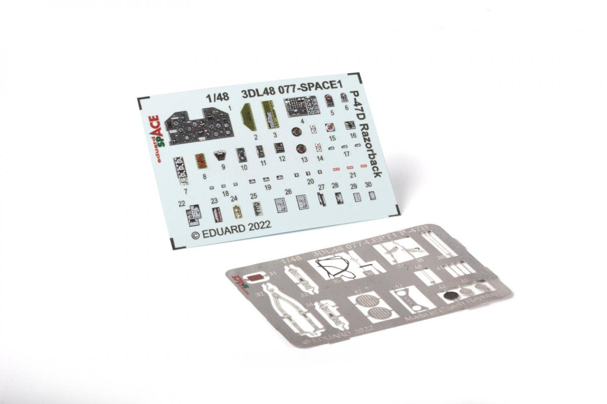 Eduard 3DL48077 P-47D Razorback SPACE TAMIYA 1/48 – image 3