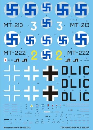 Techmod 32024 - Messerschmitt Bf 109G-2 1/32