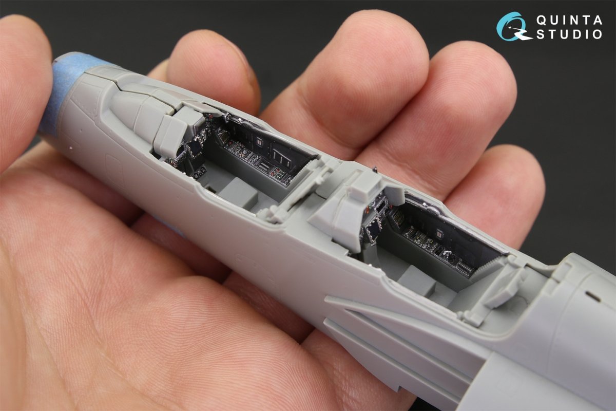 Quinta Studio QD48116 Mirage 2000D 3D-Printed &amp;amp; coloured Interior on decal paper (for Kinetic kit) 1/48 – zdjęcie 4