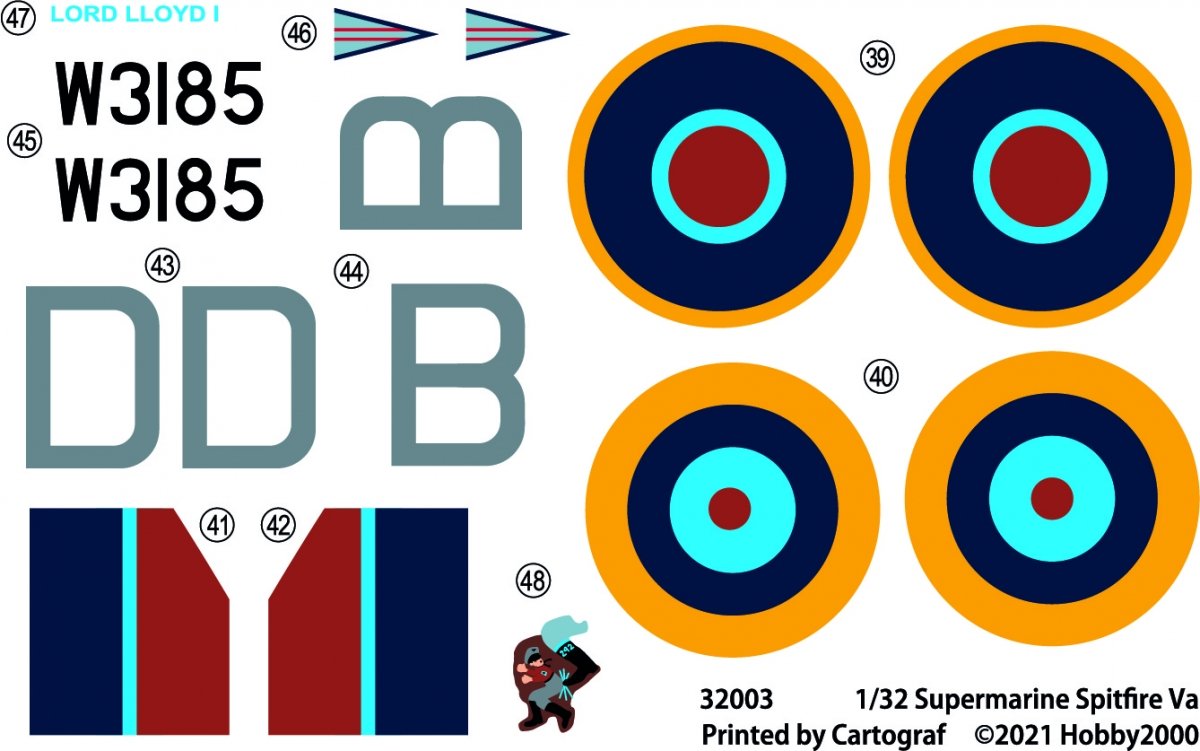 Hobby 2000 32003 Supermarine Spitfire VA 1/32 – zdjęcie 4