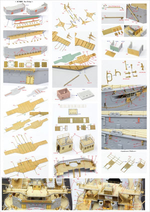 Pontos 23008F1 IJN MIKASA 1905 Detail Up Set 1/200 – zdjęcie 21