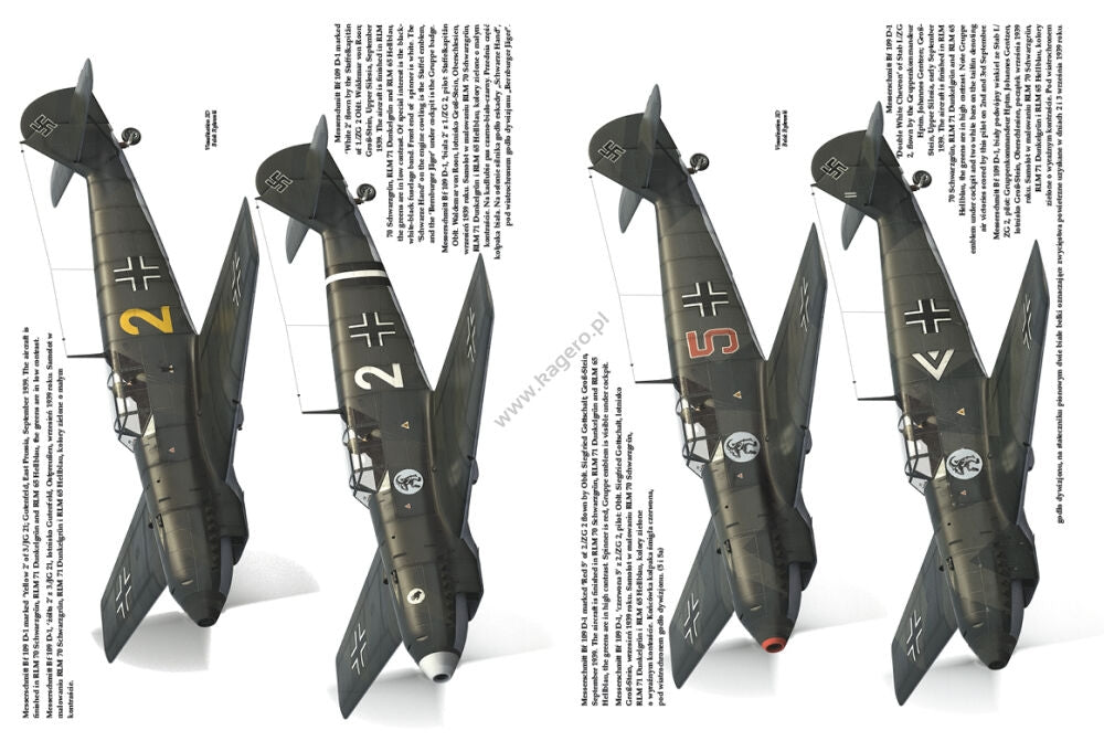 Kagero 12013 Messerschmitt Bf 109 C/D in the Polish Campaign 1939 EN – zdjęcie 4