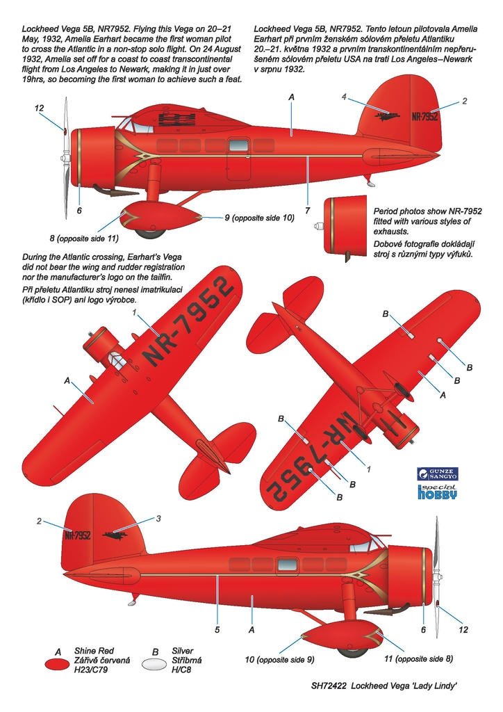 Special Hobby 72422 Vega 5 &amp;#39;Lady Lindy&amp;#39;’ 1/72 – zdjęcie 2