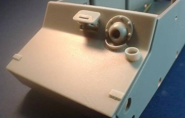 Panzer Art RE35-449 KW-1&2 front armor plate with driver flap 1/35