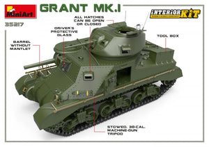 MiniArt 35217 Grant Mk.I w/interior 1/35 – image 15