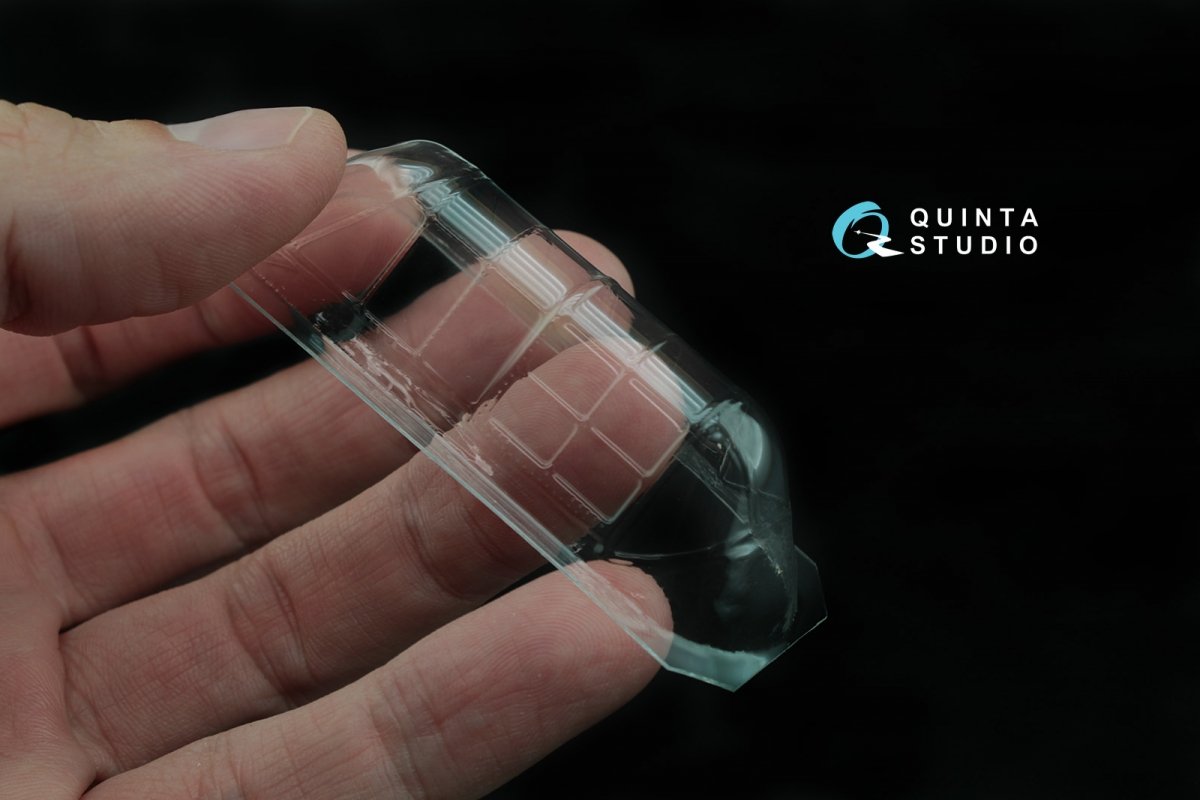 Quinta Studio QC48017 Su-2 vacuformed clear canopy (for Zvezda kit) 1/48 – zdjęcie 3