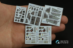 Quinta Studio QD48396 F-14B 3D-Printed &amp;amp; coloured Interior on decal paper (Hobby Boss) 1/48 – zdjęcie 4