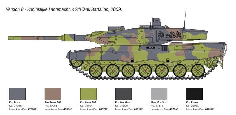 Italeri 6567 LEOPARD 2A6 1/35 – zdjęcie 4