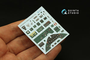 Quinta Studio QD32185 F4F-4 Wildcat 3D-Printed coloured Interior on decal paper (Trumpeter) 1/32 – zdjęcie 4