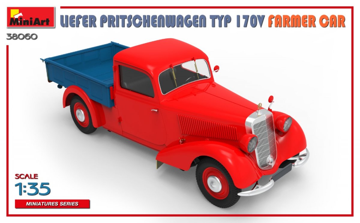 MiniArt 38060 LIEFER PRITSCHENWAGEN TYP 170V FARMER CAR 1/35 – image 4