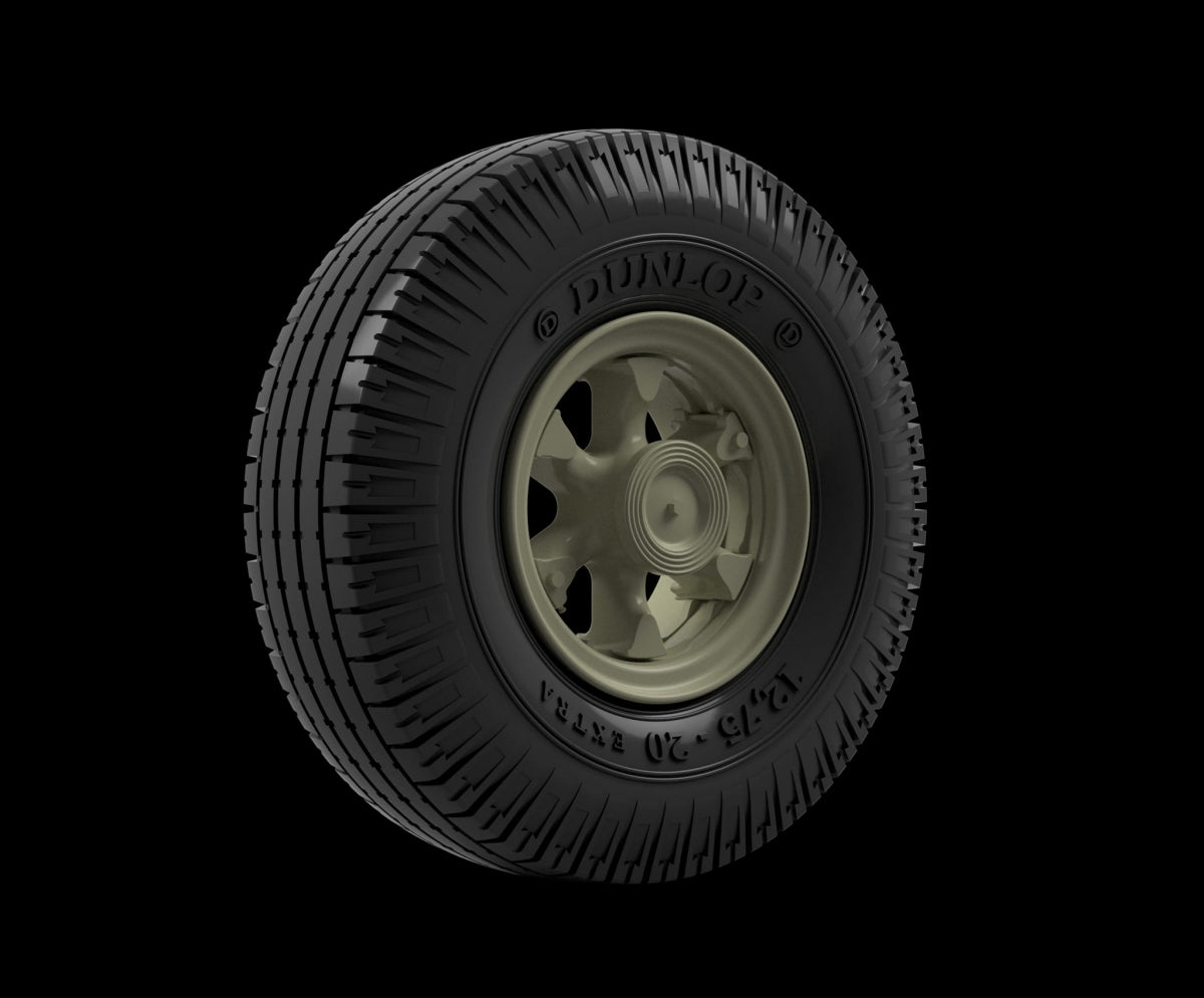 Panzer Art RE35-802 Vomag 8LR 9t truck Road wheels (Dunlop) 1/35 – image 2