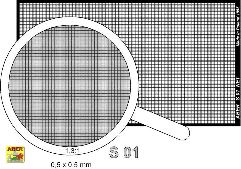 Aber S-01 Net 0,5 x 0,5 mm – zdjęcie 2