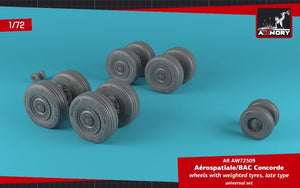 Armory Models AW72509 Concorde wheels w/ weighted tires, late 1/72 – image 2