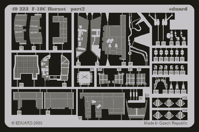 Eduard 49223 F-18C 1/48 Hasegawa – Bild 3