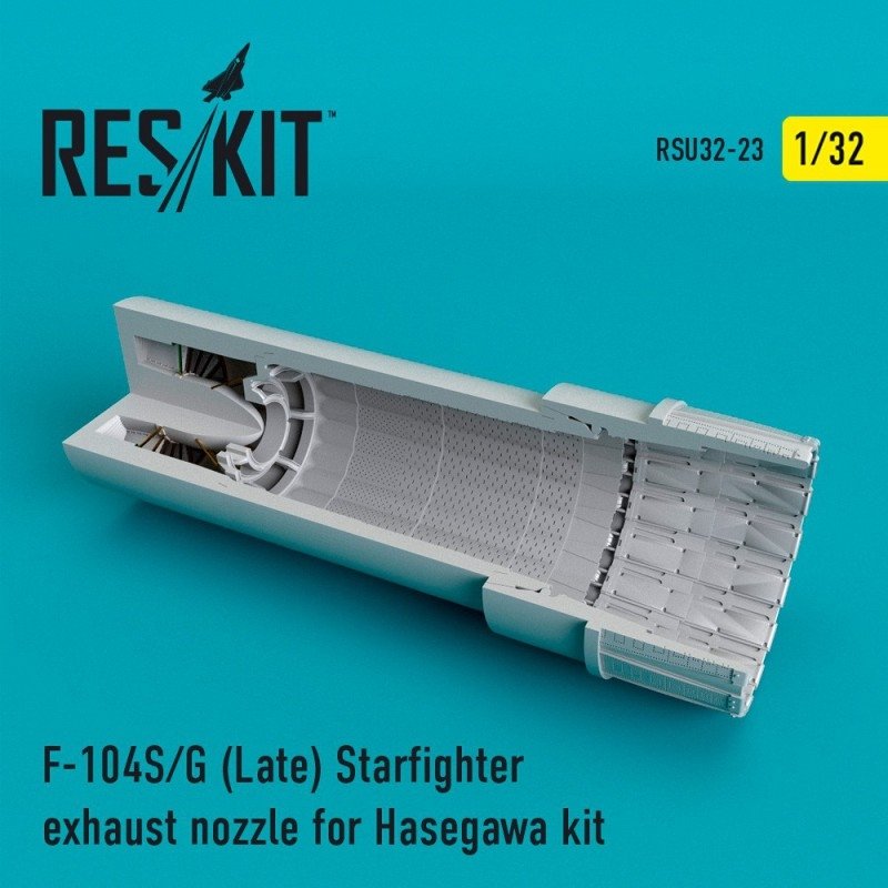 RESKIT RSU32-0023 Tuyère d'échappement pour F-104 Starfighter (S/G Late) pour maquette Hasegawa au 1/32