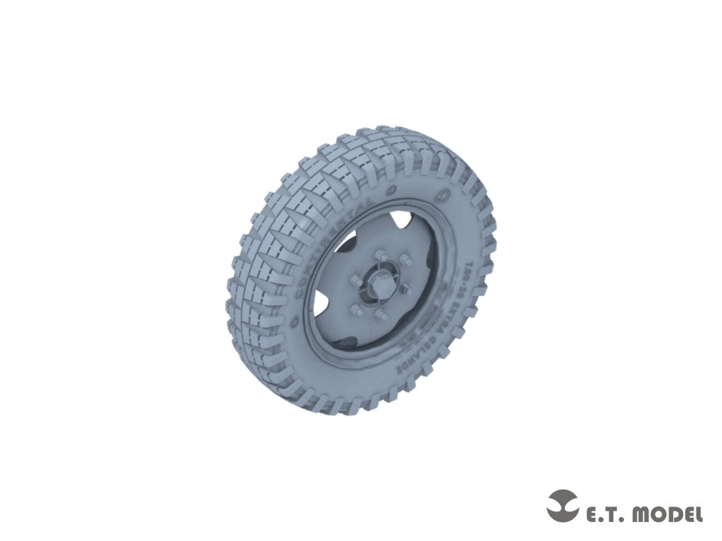 E.T. Model P35-169 WWII German 3t 4x2 Cargo Truck Sagged Wheels 1/35 – zdjęcie 3