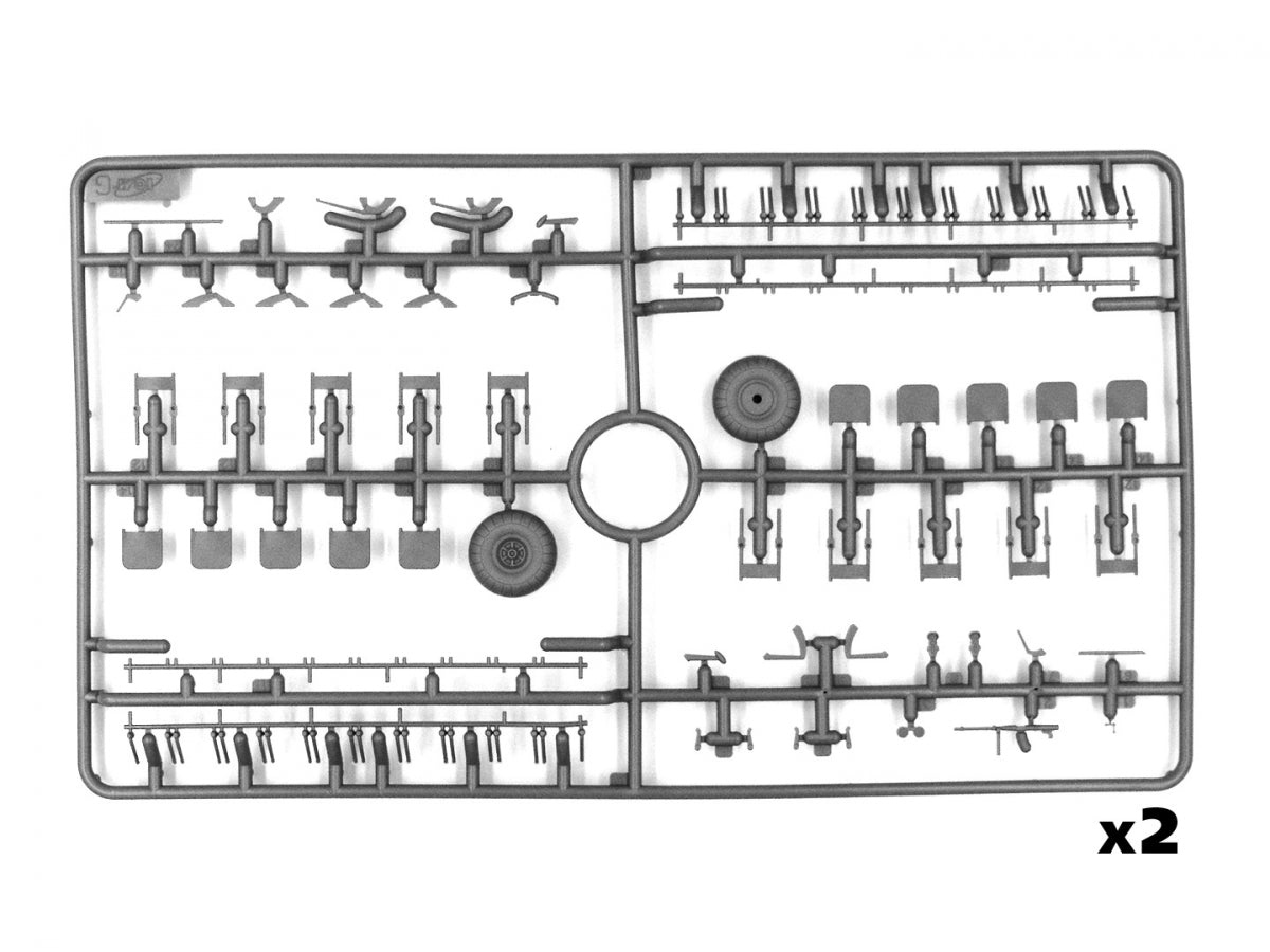 ICM 48224 Gotha Go-244B-2 WWII German Transport Aircraft 1/48 – zdjęcie 9