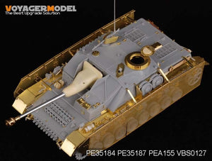 Voyager Model PEA155 WWII German StuG.IV &amp;quot;Thoma shields&amp;quot; wire mesh schürzen (For DRAGON Kit) 1/35 – immagine 2