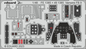 Eduard 491385 Vampire FB.9 Airfix 1/48 – zdjęcie 2