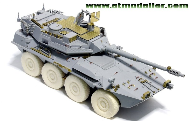 E.T. Model E35-006 Modern Italian B1 Centauro Tank Destroyer (For TRUMPETER 00386) 1/35 – zdjęcie 2