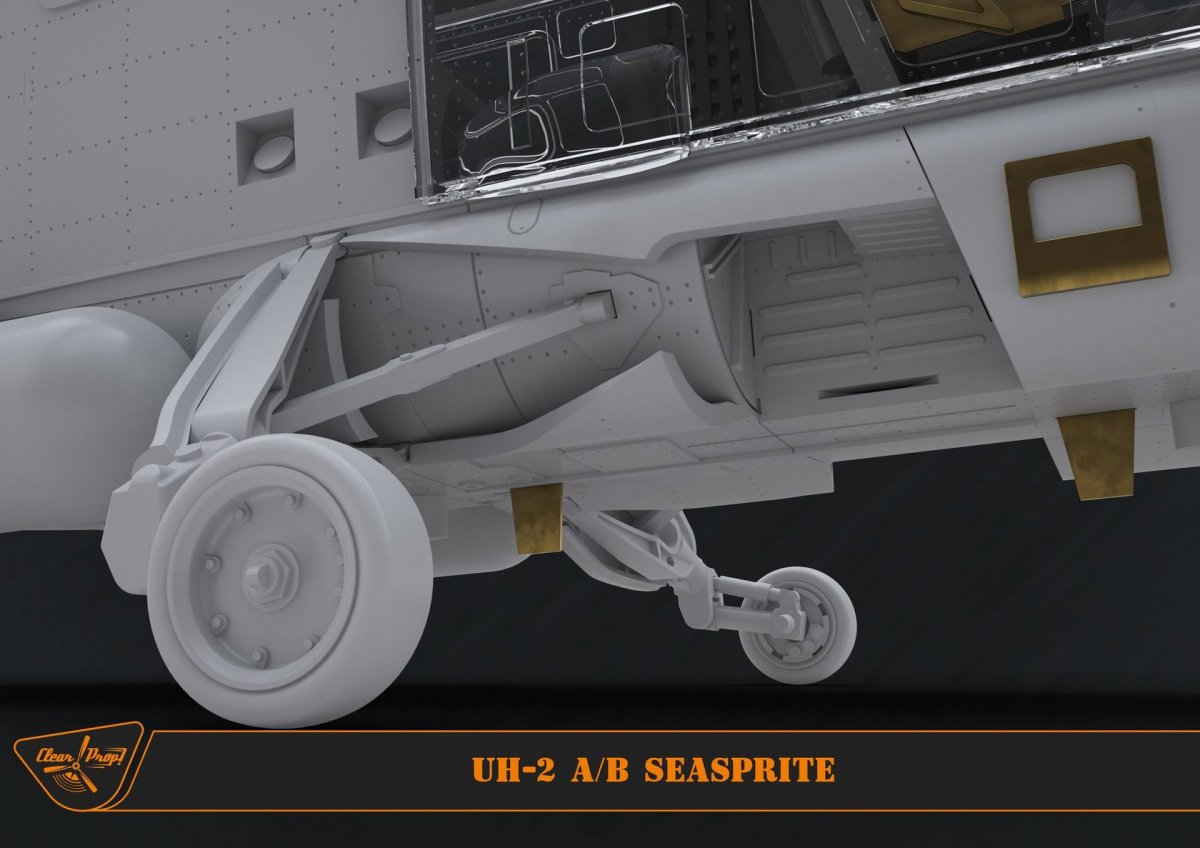 Clear Prop! CP72002 UH-2 A/B Seasprite ADVANCED KIT 1/72 – zdjęcie 11