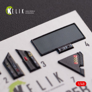 KELIK K48076 F-35B interior 3D decals for Tamiya kit 1/48 – zdjęcie 7