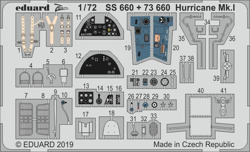 Eduard 73660 Hurricane Mk. I 1/72 AIRFIX