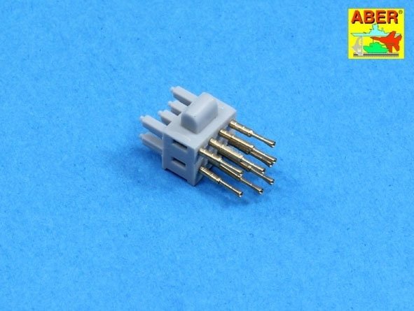 Aber 200L-06 Set of barrels for one eight-barrelled two-pounder &amp;#39;pom-pom&amp;#39; A/A gun 1/200 – immagine 2
