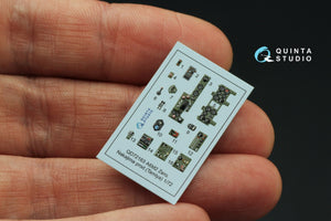Quinta Studio QD72163 A6M2 Zero (Nakajima Prod.) 3D-Printed colored Interior on decal paper (Tamiya) 1/72 – image 4