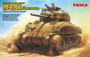 Asuka 35-025 U.S. Medium Tank M4A1 Sherman (Direct Vision Type) 1/35
