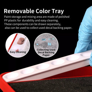 DSPIAE MP-01PRO Moisture-retaining Wet Palette PRO For Acrylic Paints / PALETA RETENCYJNA DO FARB – zdjęcie 4