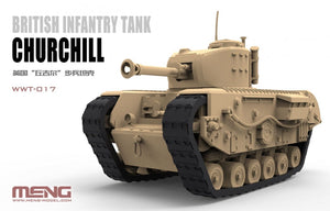 Meng Model WWT-017 World War Toons Churchill British Infantry Tank – zdjęcie 2