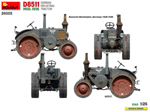 MiniArt 24005 GERMAN INDUSTRIAL TRACTOR D8511 MOD. 1936 1/24 – zdjęcie 4