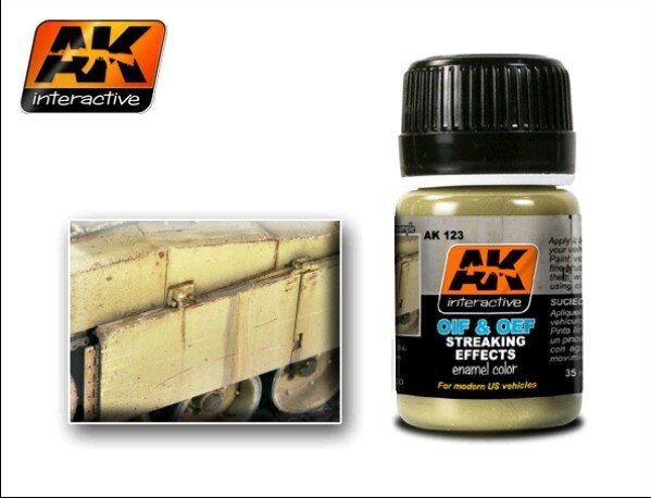 AK Interactive AK123 Oif Oef - Us Vehicles Streaking Effects 35ml