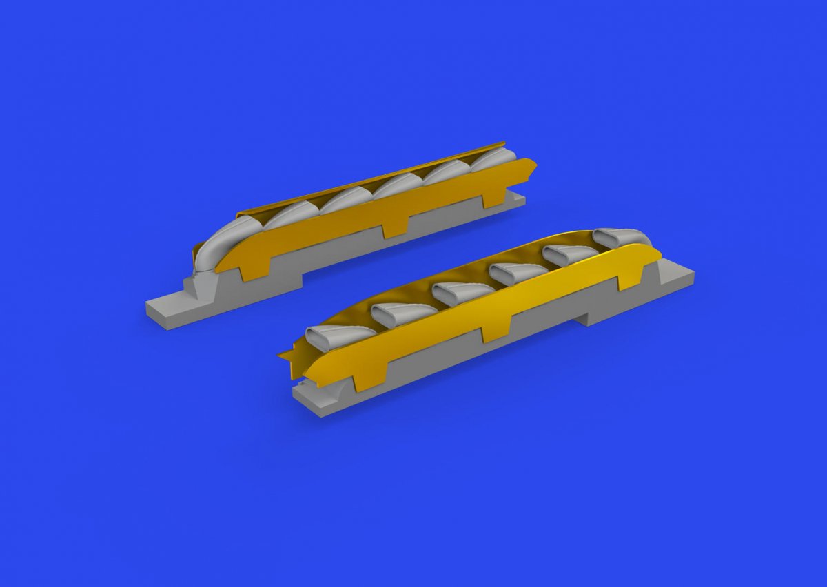 Eduard 648913 Bf 109K-4 exhaust stacks PRINT 1/48 – zdjęcie 4