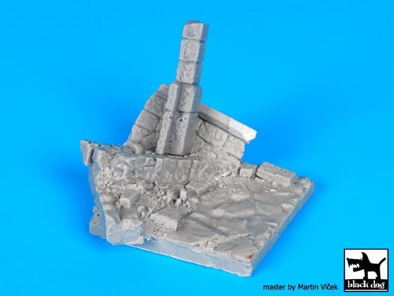 Black Dog D35055 Ruined wall N°2 base 1/35 – zdjęcie 6