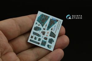 Quinta Studio QD+72184 Mi-24V 3D-Printed &amp;amp; coloured Interior on decal paper (Hobby Boss/ARK Models) (with 3D-printed resin parts) 1/72 – zdjęcie 4